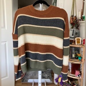 Shein Womems Striped Sweater / Medium
